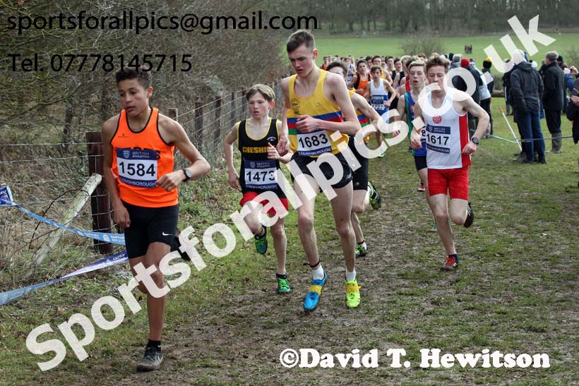 Boys under-15s 2019 British Athletics Inter Counties Cross Country, Prestwood Hall, Loughborough. Photo:  David T. Hewitson/Sports for All Pics